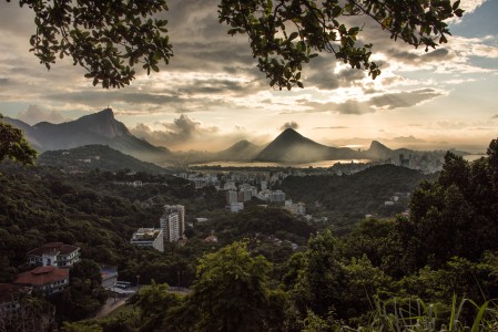 First light on the Rocinha area of Rio de Janeiro